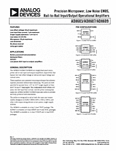 DataSheet AD8607 pdf